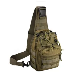 Enhanced Tactical Outdoor Sling Daypack - (20cm<Max Length<30cm) (Army green)