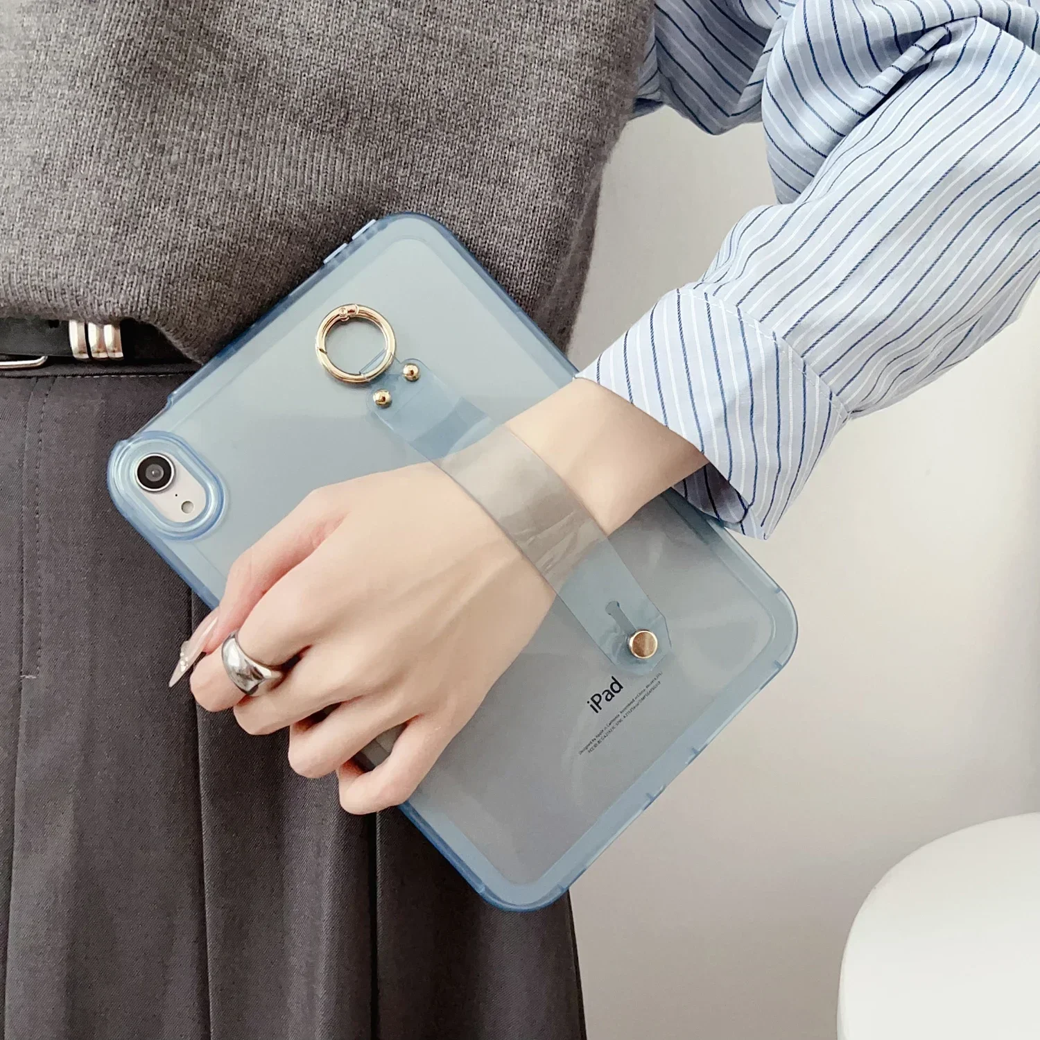 Handheld Tablet Cover with Adjustable Strap