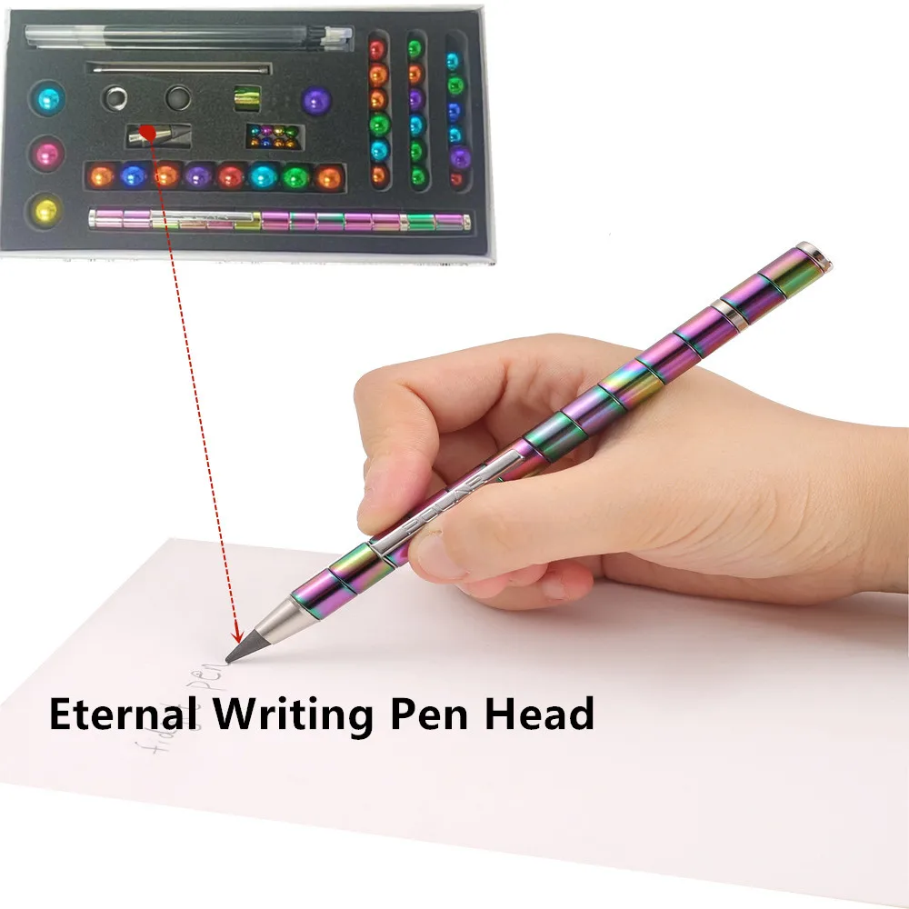 Multifunction Pen Magnetic Fidget Pen With 2 pcs Touch Screen Pen Tip Relieve Stress Toy
