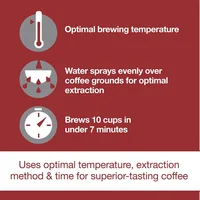 NEW WOLF GOURMET Programmable Coffee Maker System with 10 Cup Thermal Carafe, Built-In Grounds Scale, Removable Reservoir 2