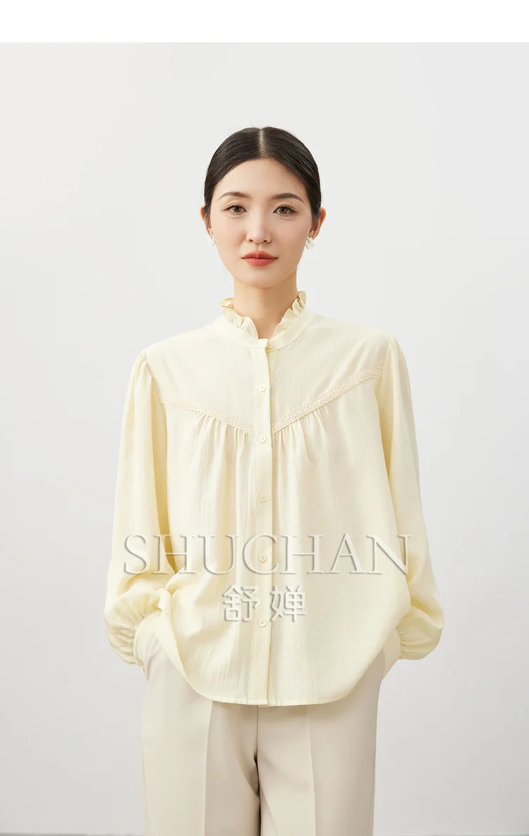 

Edible Tree Fungus 2024 new shirts for women blusas mujer de moda 2 Polyester Polyamide Viscose tops mujer