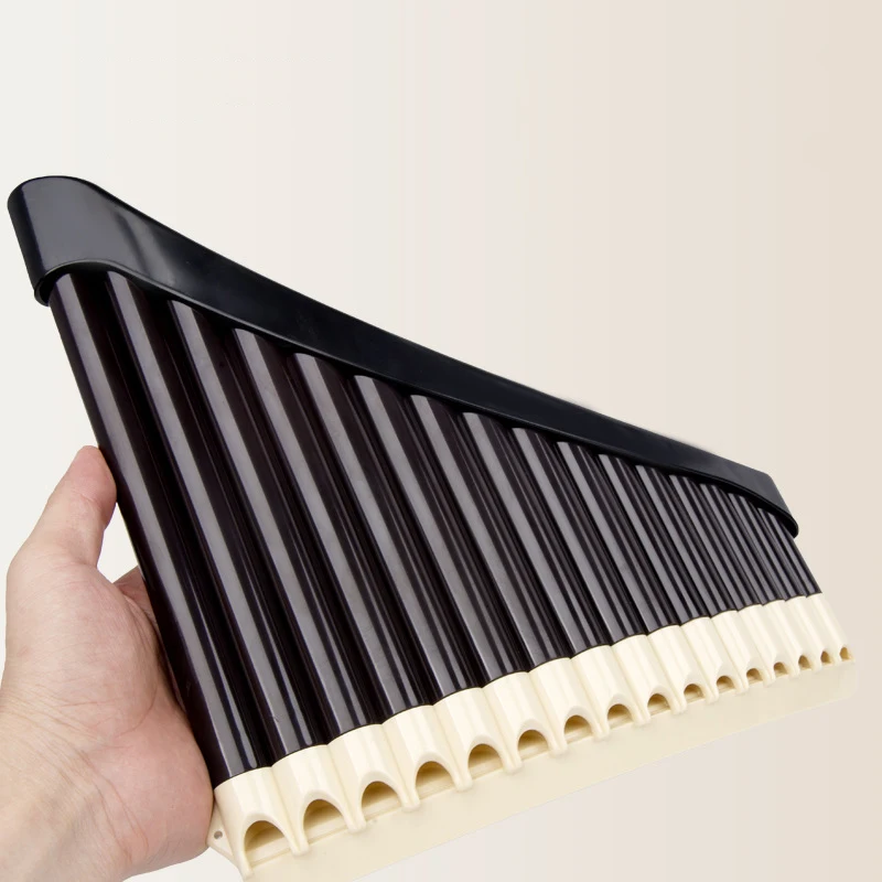 1pc Pan Flute 16/18 Pipes Panpipes AC Tone Tunable Flauta Abs Romanian Base Panflute Professional Pan Pipe Musical Instrument pan flute