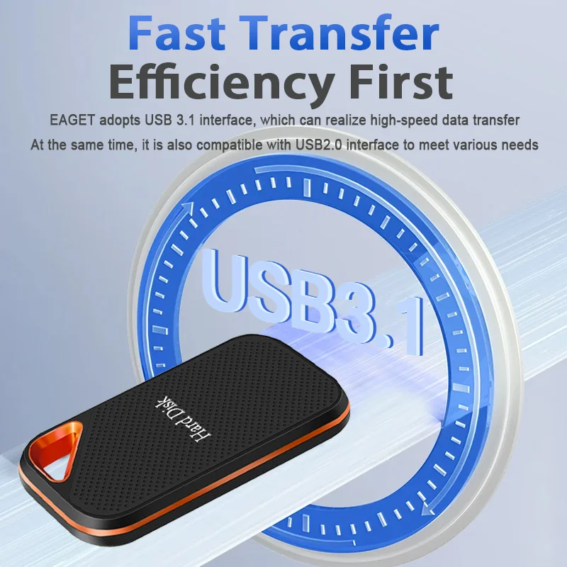 New E81 Portable External HD Hard Drive 1TB 2TB 4TB High Speed External SSD Type-C USB 3.1 M.2 for Laptop/Phone/mac portable ssd portable hard drive external solid state drive