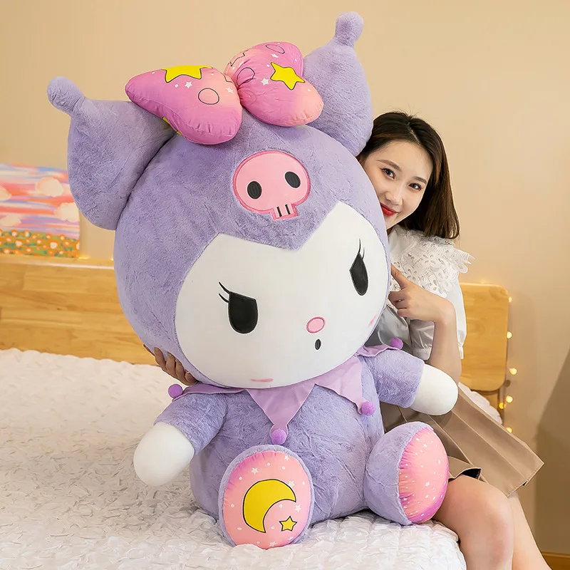 Big Size Sanrio Kuromi Peluche Plush Toy Kawaii Melody Stuffed Doll Girlish  Room Decor Bedside Pillow Sofa Cushion Xmas Gifts - AliExpress