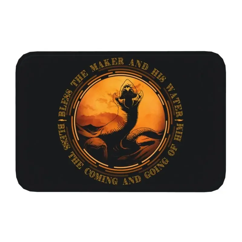 Shai Hulud Tappetino Per Porta D'Ingresso Indoor Waterproof Sci Fi Movie Dune Ber Frank Arrakis Sandworm Floor Bath Ingresso Tappeto Tappeto