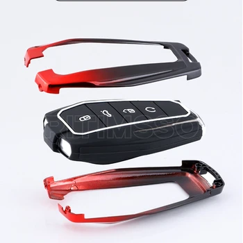 Lega Gel di silice custodia per chiave a distanza per Auto custodia per Geely Emgrand X7 EX7 Coolray 2019-2020 accessori per Fob per lo Styling automatico - Lega Gel di silice custodia per chiave a distanza per Auto custodia per Geely Emgrand