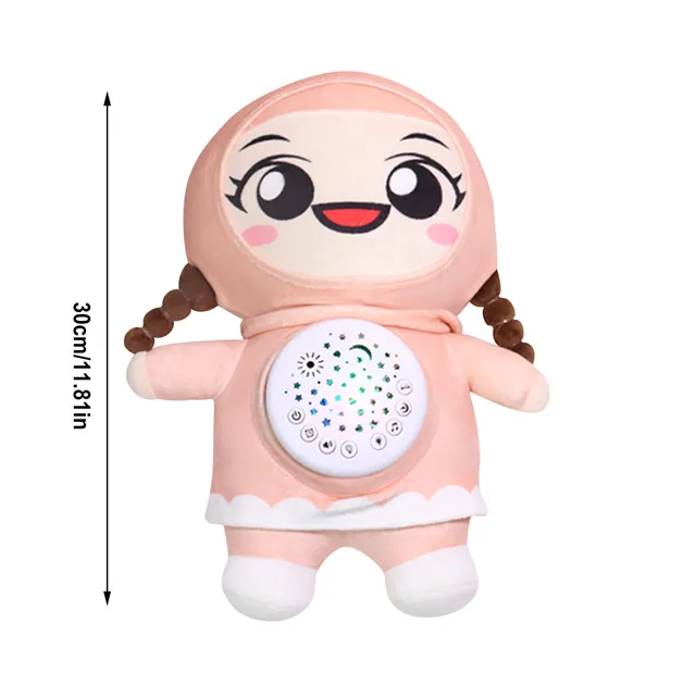 9s Plush Can Soft Soothing Doll Children'S Birthday Doll Gift Doll And Glow Muslim Plush 2PC Children'S Claptrap Toy Muskie Toy 6