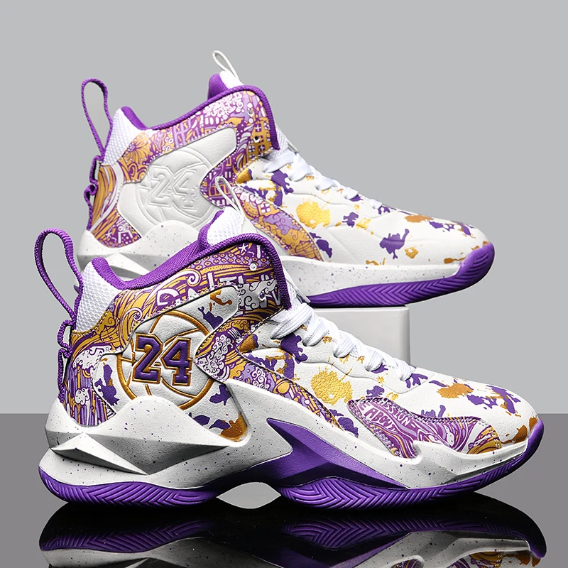 

Детские кроссовки для баскетбола, дышащие кроссовки с мягкой подошвой, для мальчиков и девочек, повседневные, для взрослых, 2024