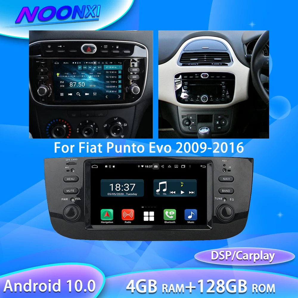 Methode hangen Slink Car Radio For Fiat Linea For Fiat Punto Evo 2009-2016 Video Players With  Screen Bluetooth Stereo Receiver Automotive Multimedia - AliExpress