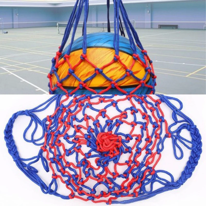 1PC Football Net Bag Nylon Bold Storage Bag Single Ball Carry Portable Equipment Outdoor Sports Soccer Basketball Volleyball Bag