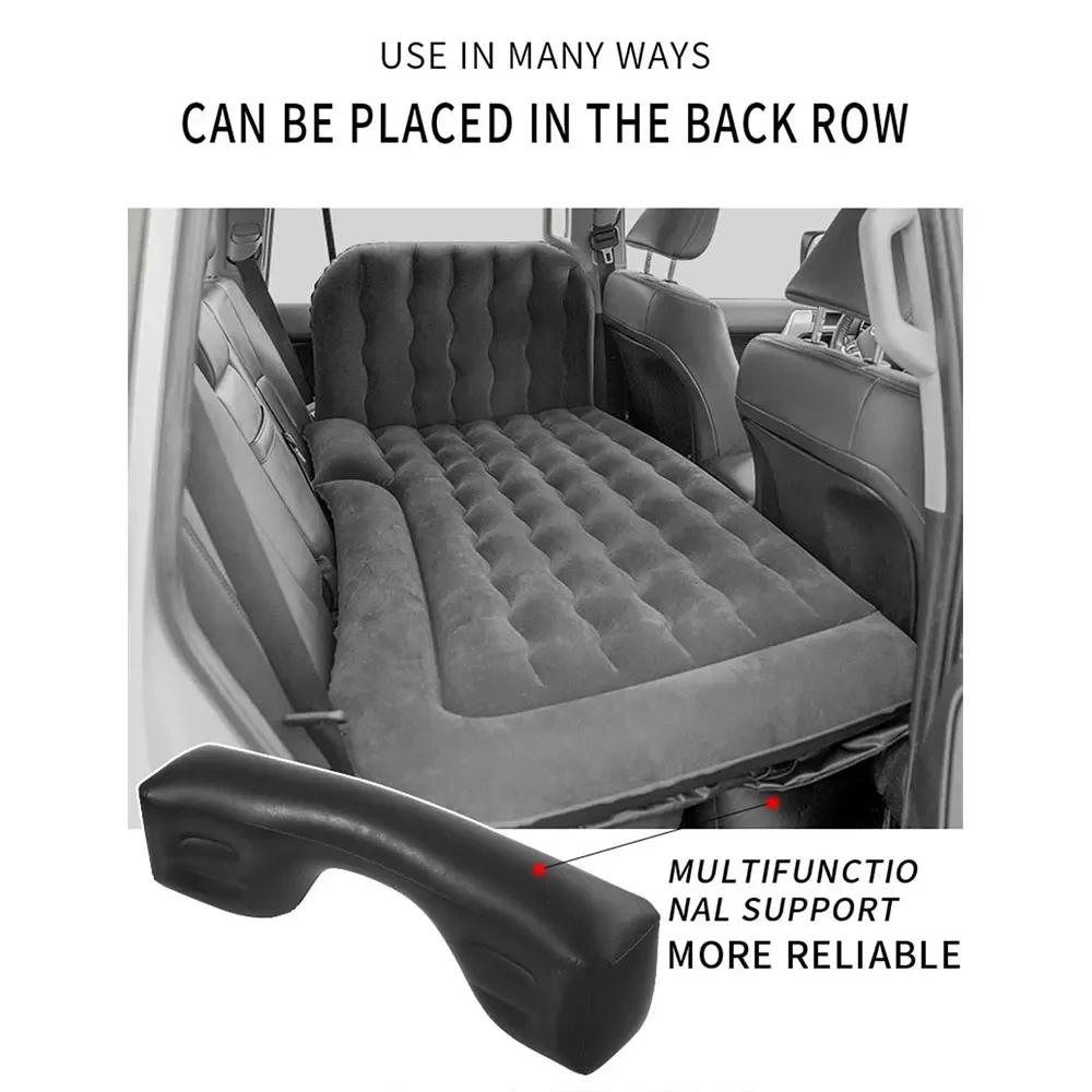 Portable Inflatable Camping Mattress with Pillows and Air Pump Car Air Bed SUV Sleeping Pad inflatable air bed