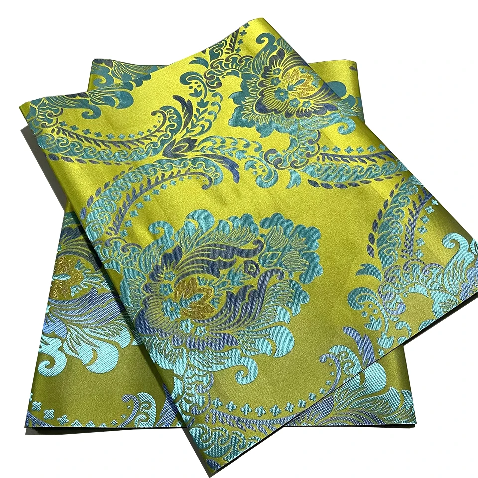 2 Stück 3D-bestickte Sego-Kopfbedeckung – für vorgebundene Turban-Kappe aus luxuriösem Schweizer Damast, afrikanisches Gele für Hochzeiten und Veranstaltungen TXH-22-13 – Detail 4