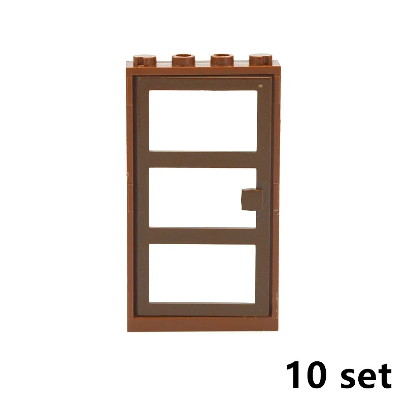 DIY City Friends House Building Blocks Set with Fence, Stairs, Ladder, Gate, Door, Window, and Garden Figures
