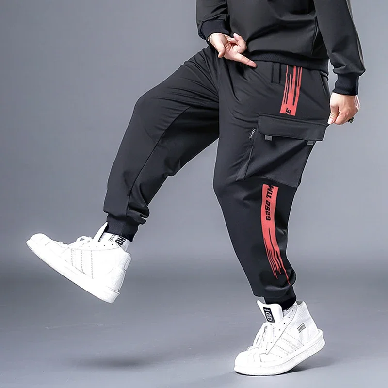 Big Size 7XL Hip Hop Streetwear Cargo Pant Men Oversize Pants Sweatpants Male Jogger Casual Fashion Trousers Plus Szie HX527