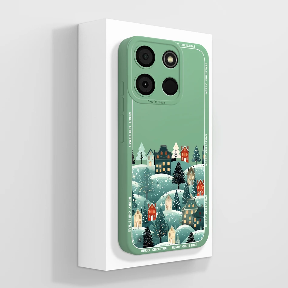 Astronaut Cartoon Fashion Soft Liquid Silicone Shockproof Phone Case Back Cover Shell
