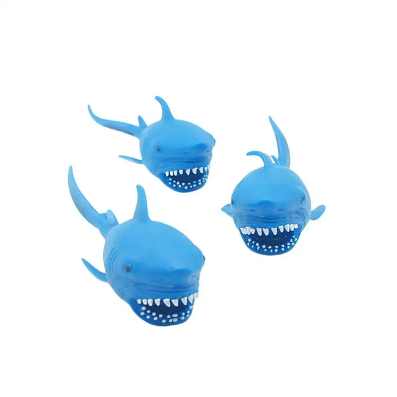 Shark Stress Ball Stress Relief Shark Squeeze Toy Soft Stretchy