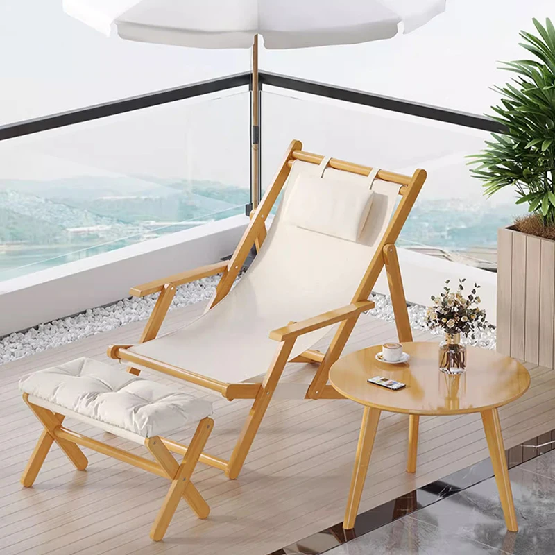 Chaise de lecture portable européenne, salon inclinable, design industriel, blanc, extérieur, hôtel, meubles nordiques