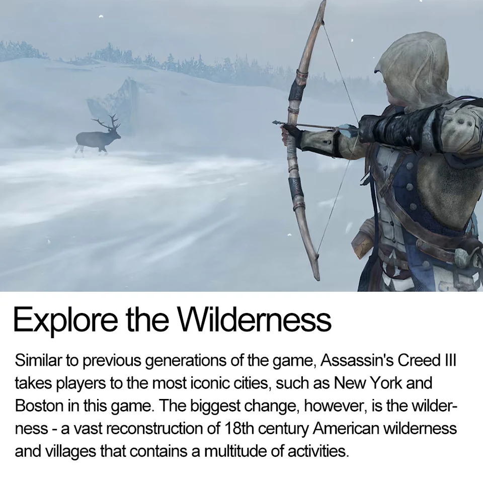 Assassin's Creed III Remastered Nintendo Switch Game Card Action