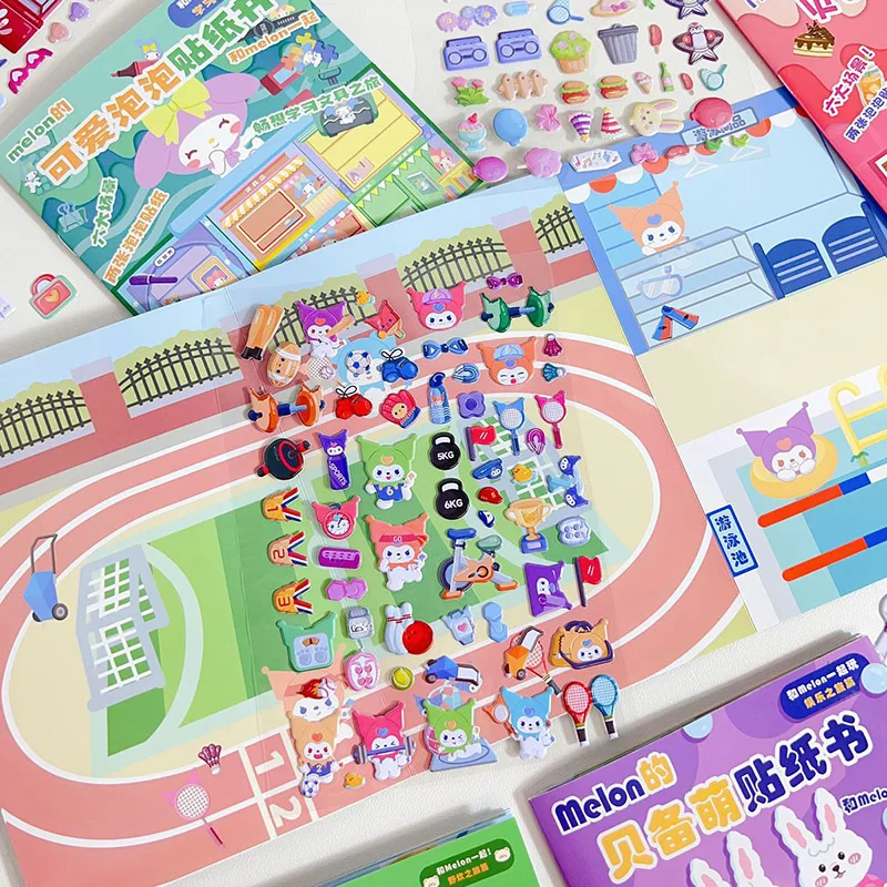 Sheet Stickers for Kids Pretty Aesthetic Cute Set Pack Handmade DIY Children 16