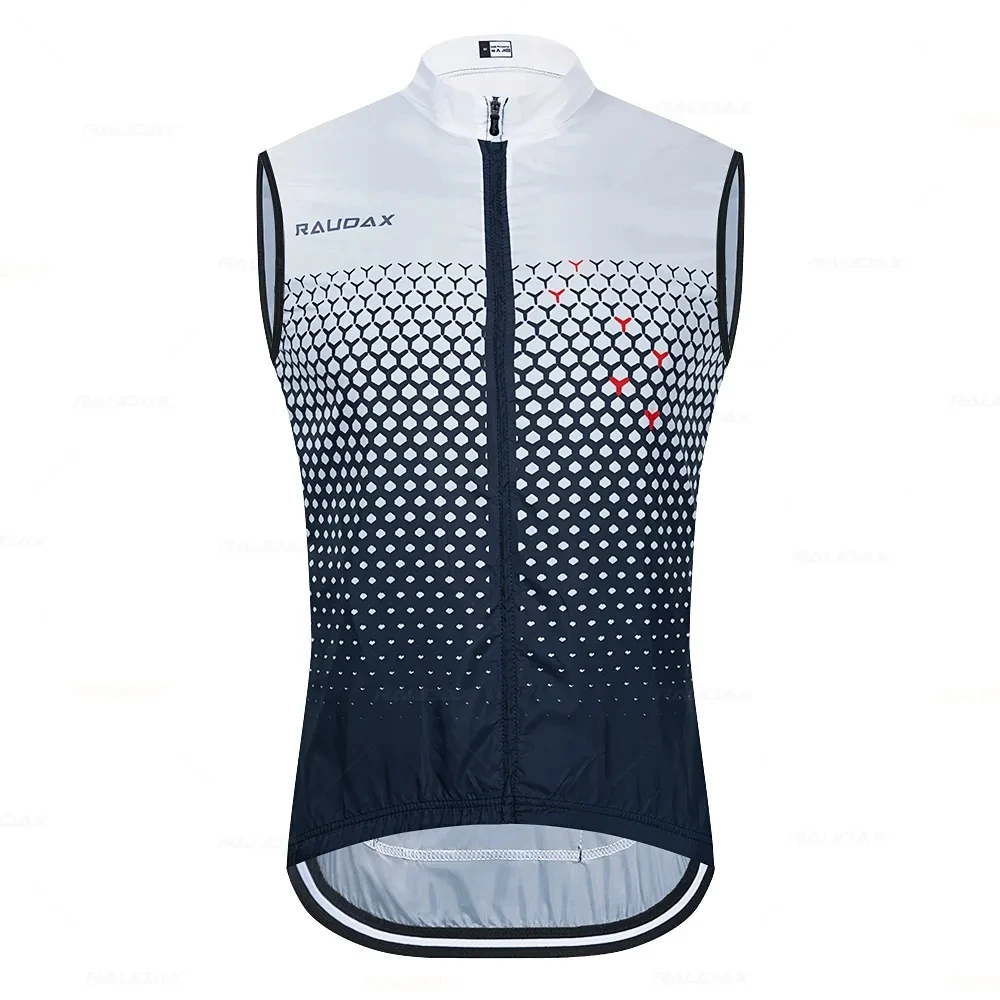 RAUDAX Men's Bike Windbreaker Jacket Sleeveless Vest Outdoor Bike Light Sweatshirt Spirit Jacket Raincoat Summer cycling jacket,cycling clothes
