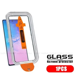 Premium Tempered Glass Screen Protector for Samsung S10 Lite - 9H Full Dust - Free Protection (1 Front Glass)
