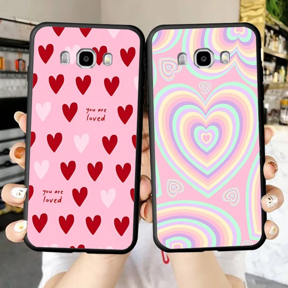 

Love Heart Phone Case For Samsung J 7 plus 7core J7 neo J6 plus prime J6 J4 J5 Mobile Cover
