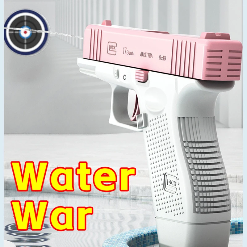 Summer Water Gun Toy New Bursts Pistol High-pressure Strong Charging Water Automatic Water Spray Children Toy Adult 3