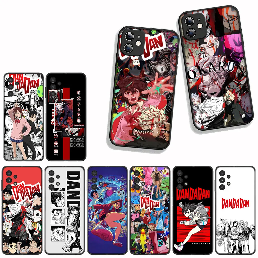 Stylish Protective Coque Cover with Dandadan Momo Okarun Design