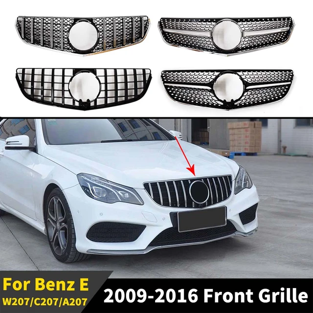 Front kühler Kühlergrill Stoßstange Grill Gitter Tuning für Mercedes C207  W207 A207 Benz E Coupé 2009-2012 E200 E260 E320 E350 E400 E500 - AliExpress