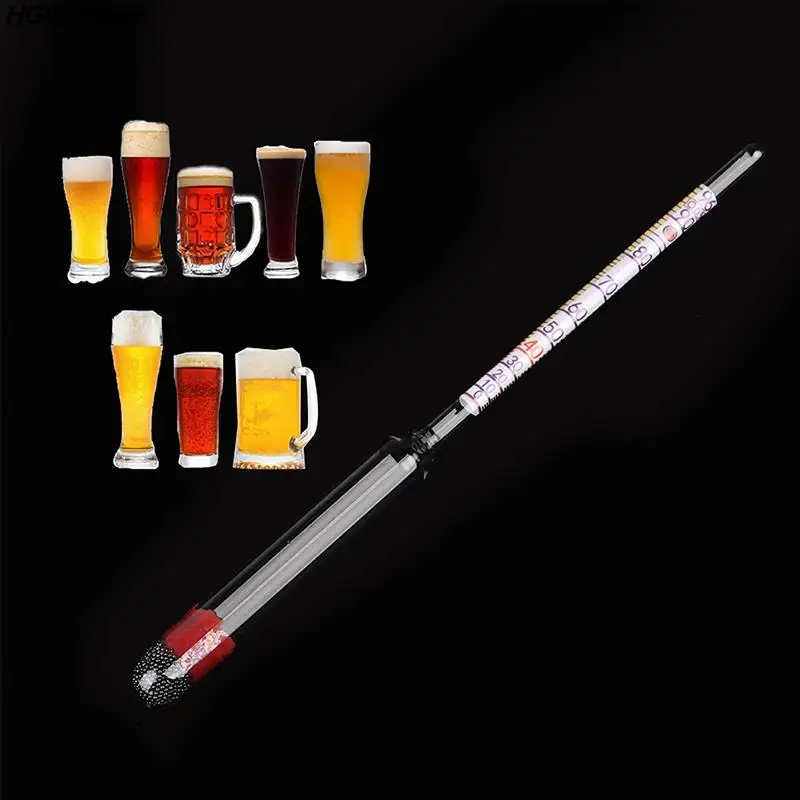 Alcohol Meter Household Alcohol Meter 0-96&deg;Distillation Alcohol Machine Fermentation Brew Hydrometer Russian Version
