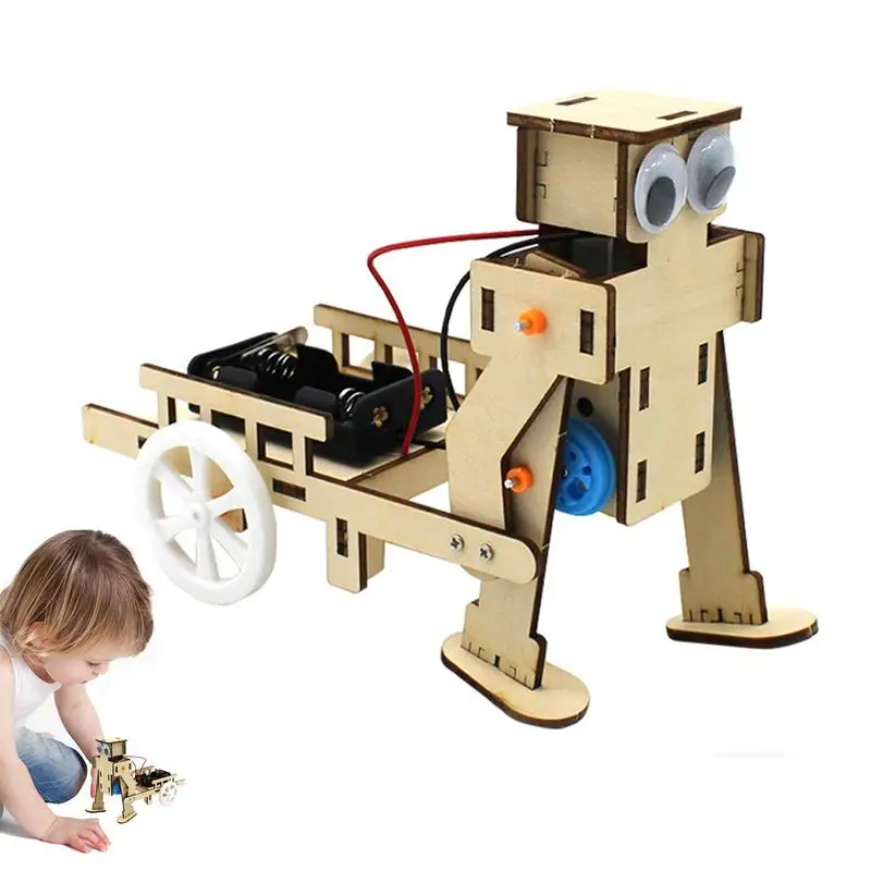 

Science For Kids Wooden Assembly Toy DIY Funny Cute Educational Sciences Kits Toy To Learn Basics For Exploration Spirit