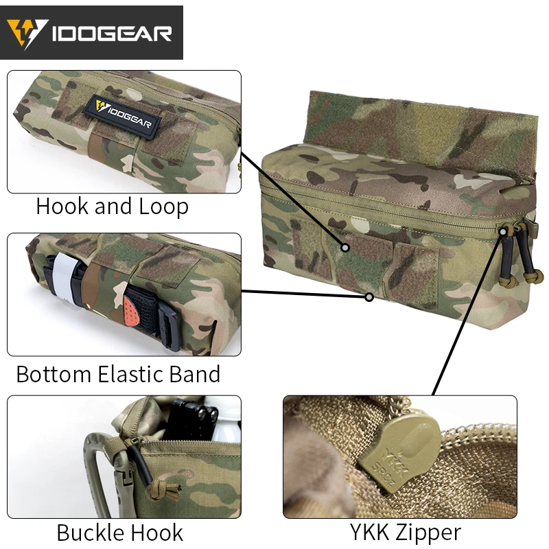 IDOGEAR Tactical Mini Dangler Drop Pouch  DOPE Abdominal Fanny Pack D3 JPC 3584