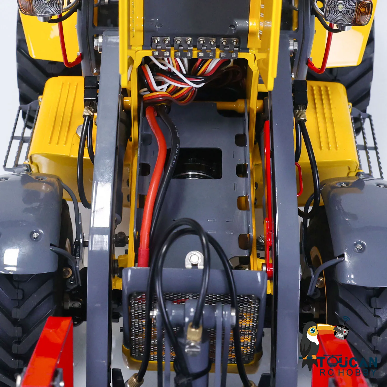 RTR LESU BL71 RC Hydraulic Backhoe Loader 2 in 1 Electric Excavator 1/14 Radio Control Metal Truck PL18EV Lite Toy Model TH21516 6
