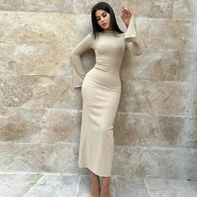 

Пляжные выходы для ванны, женская одежда для плавания 2024 для платья, новинка зимы 2023, однотонные облегающие туники из спандекса с длинным рукавом для ягодиц, одежда