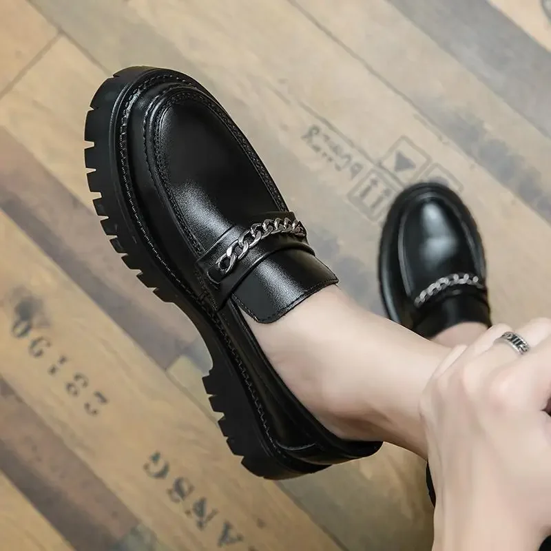 

Туфли дерби хорошего года, мужские удобные туфли ручной работы из мягкой телячьей кожи, броги, повседневные туфли