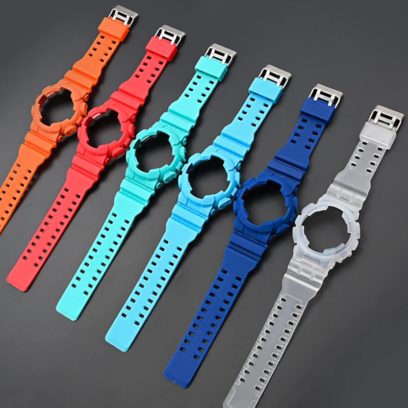 Matte Rubber Silicone Watch Band Bracelet - Universal Replacement Strap Case