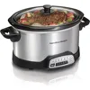 Programmable Slow Cooker with Flexible Easy Programming, 5 Cooking Times, Dishwasher-Safe Crock, Lid, 4 Quart, Silver 1