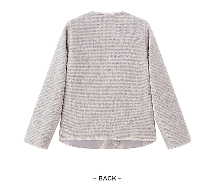 Chaqueta elegante y suave para mujer, con cuello en V, ideal para el día a día, primavera y otoño.