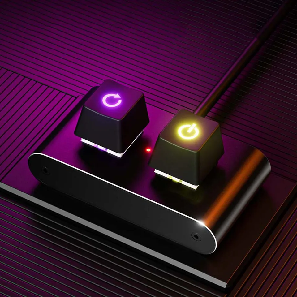 Ergonomic External Power Switch with LED Indicator