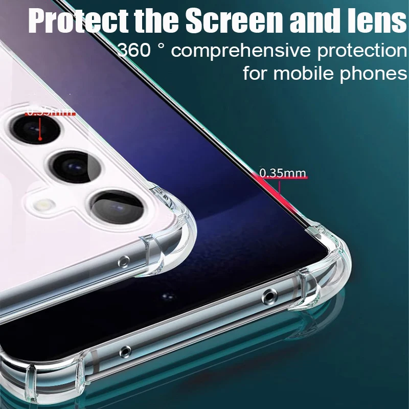 Clear Silicone Soft Phone Case - Sleek and Protective Cover