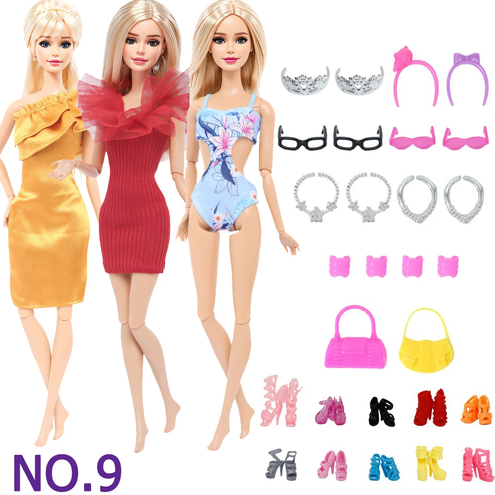 Vestitino Bambola 17 cm Labubu Set Outfit Cosplay Accessori Regalo Moda