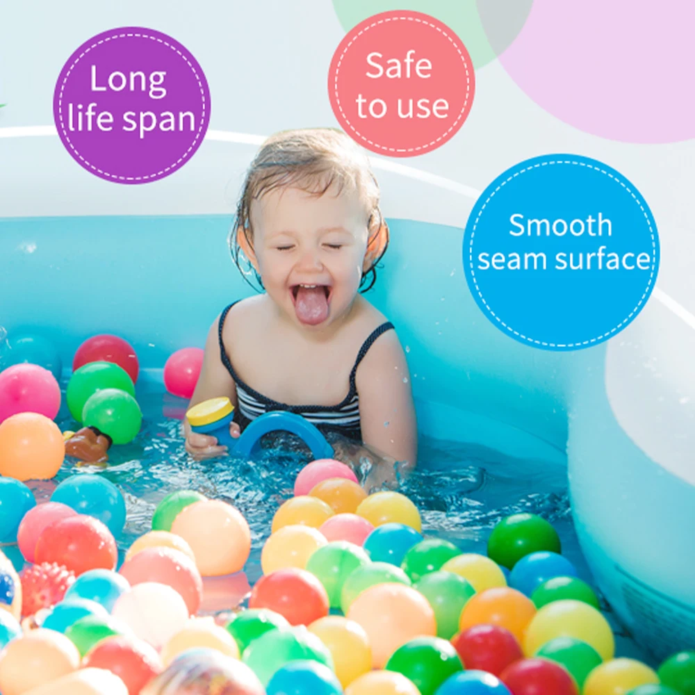 Baby Ball Pool Children's Play Tent Cartoon Ball Pit Portable Folding Outdoor Indoor Ball Pit Toys for Kids Infant Toddler Gift 3