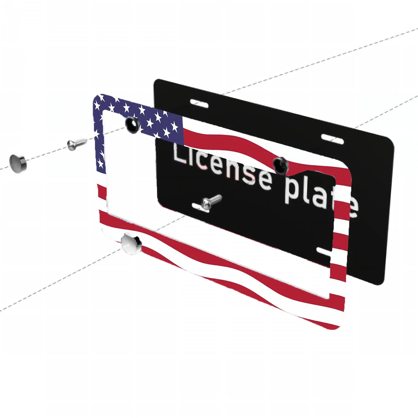 Aluminum License Plate Frame 3