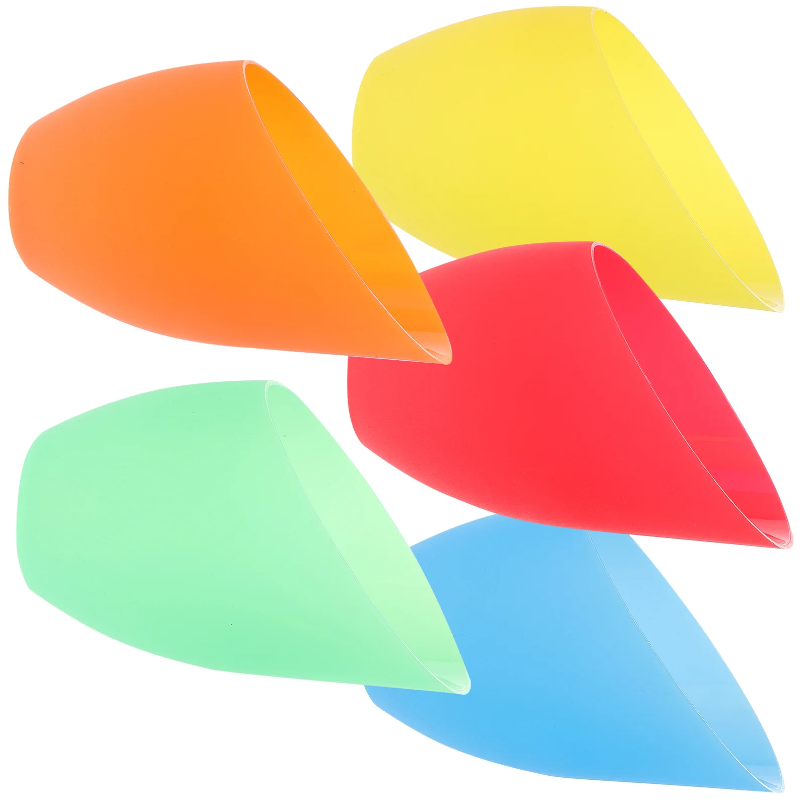 

Sewacc Yellow Decor Lamp Shade Plastic Lampshade Table Lamp Floor Light Small Replacement Colorful Bedroom Living Room