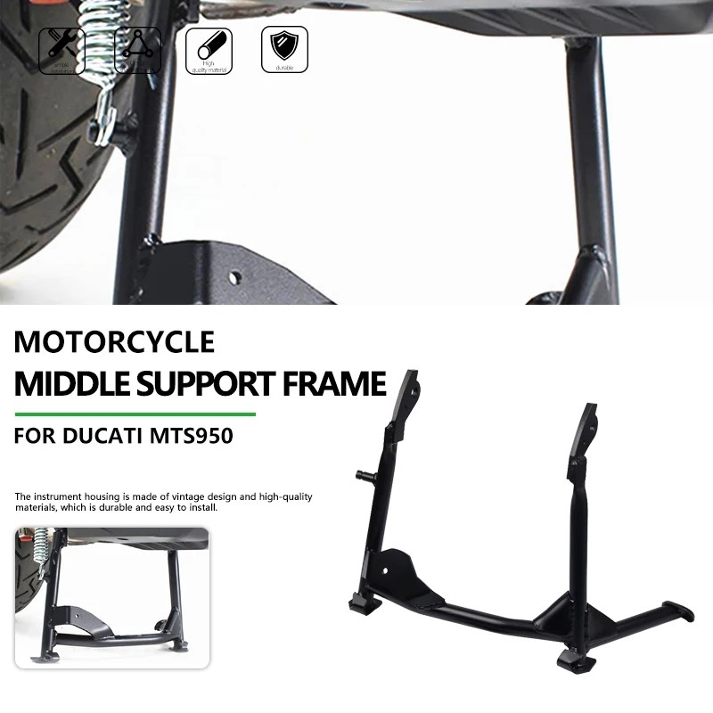 

for Ducati MTS950 MTS 950 Motorcycle Middle Kickstand Center Central Parking Stand Firm Holder Support Bracket Frame Accessories
