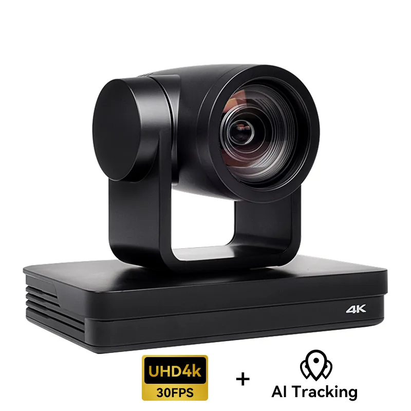 Onvif POE PTZ AI 얼굴 자동 추적 PTZ USB 웹캠, 화상 회의용 12x 줌 SDI HDMI 비디오 카메라 HC510, 4K UHD 8MP