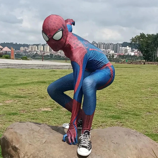 Amazing Spiderman Kids Cosplay Costume  Amazing Spiderman Costume Adult -  Halloween - Aliexpress