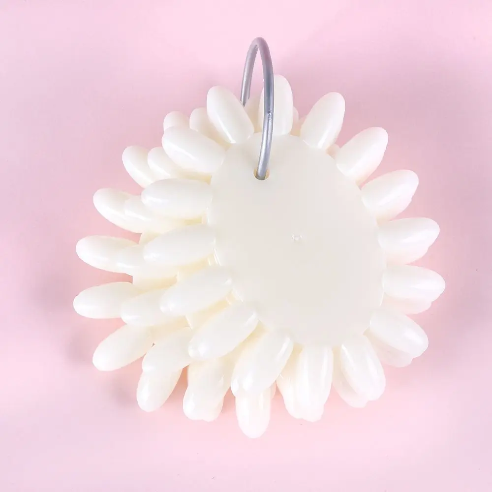 Palette With Ring False Nail Art Tips Display Wheel DIY Display Tool Nail Art Polish Color Card Nail Art Practice Display