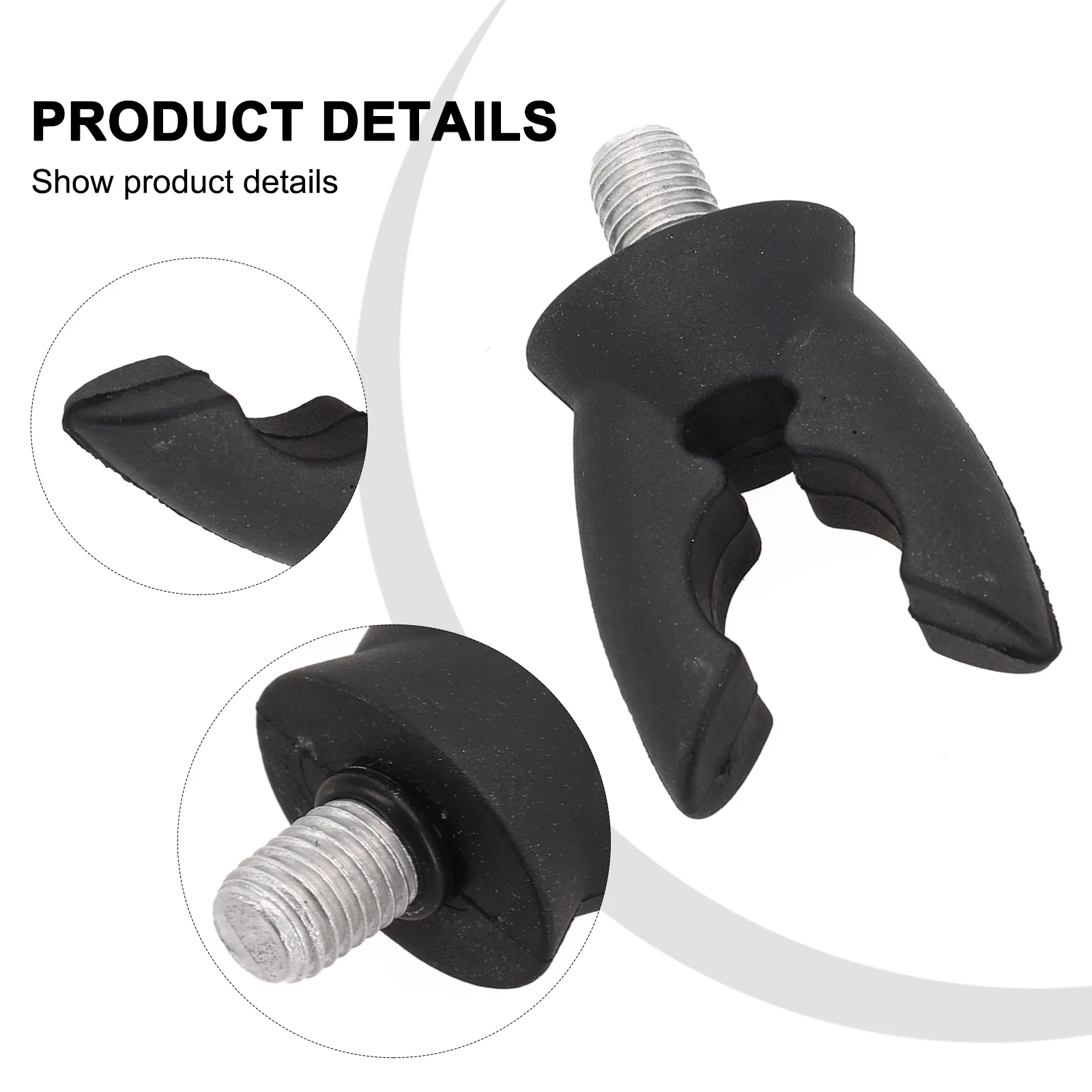 Fishing Rod Holder Fishing Rod Bracket Fishing Rod Rest Carp Fishing Rod Rest Head Gripper Rubber Butt Grips Anti-slip Pole Stand Holders Practical Fishing Tackle Accessories Two Color