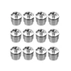 24Pcs/Set Round Crystal No Piercing Clip Earrings Magnetic for Women Men Ear Punk Jewelry Making Supplies Crafts Accessories 6
